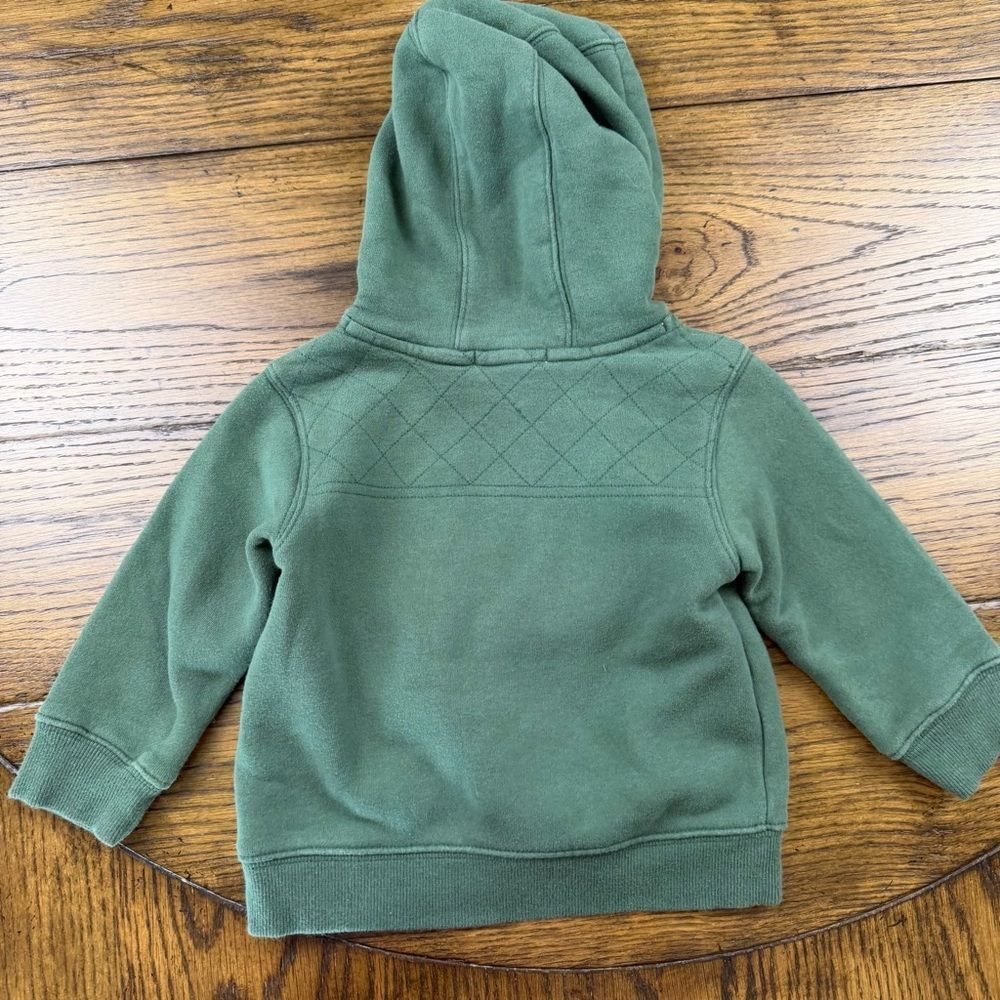 Janie and Jack Green Hoodie Rugby League - Picture 3 of 3